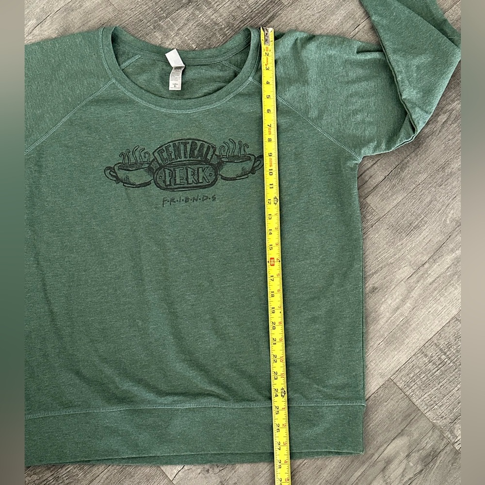 Womens friends central perk logo French terry long sleeve tee size XL - Picture 5 of 10